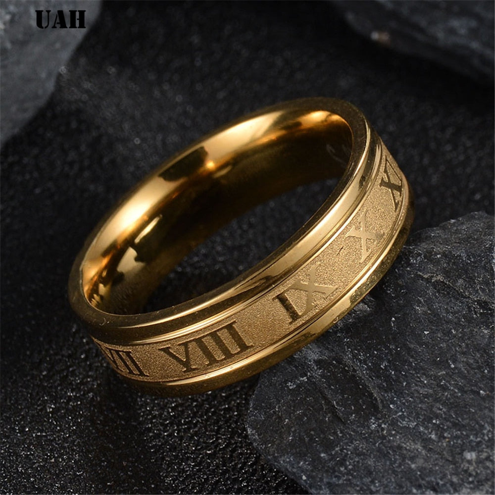 ROMAN NUMERAL RINGS