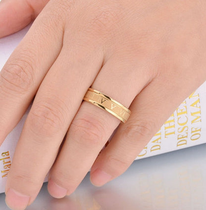 ROMAN NUMERAL RINGS