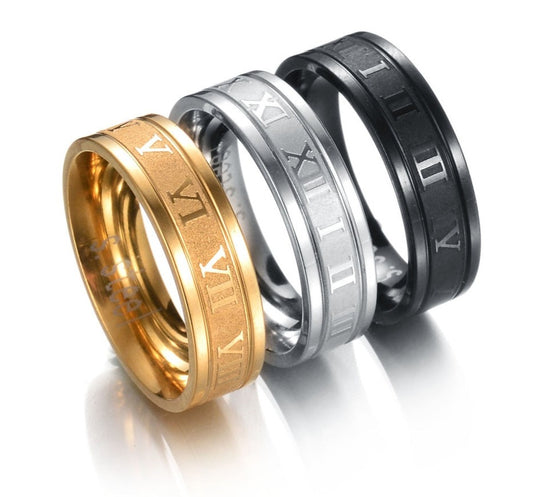 ROMAN NUMERAL RINGS